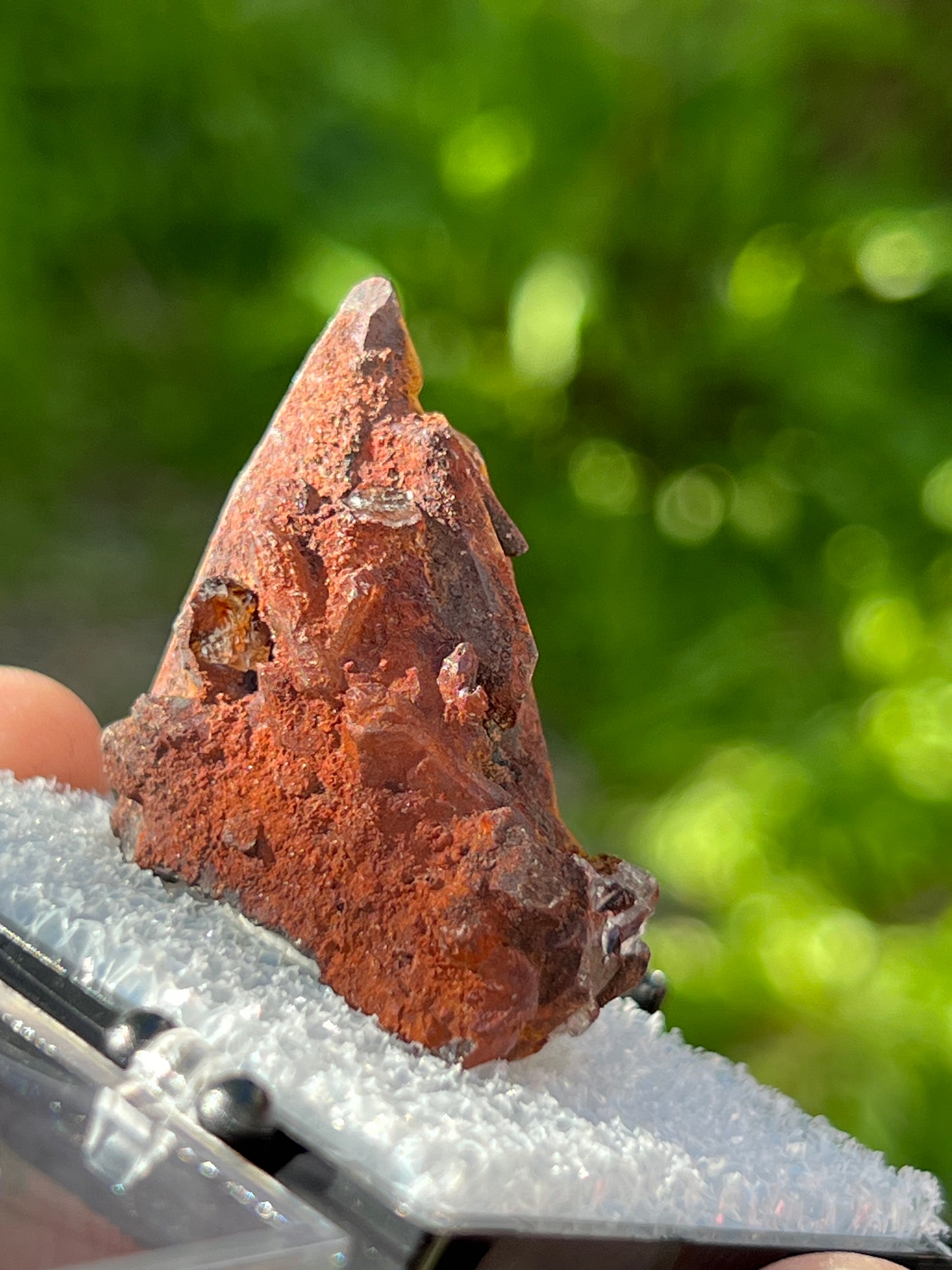 “Red Quartz” - Hematite Included Quartz