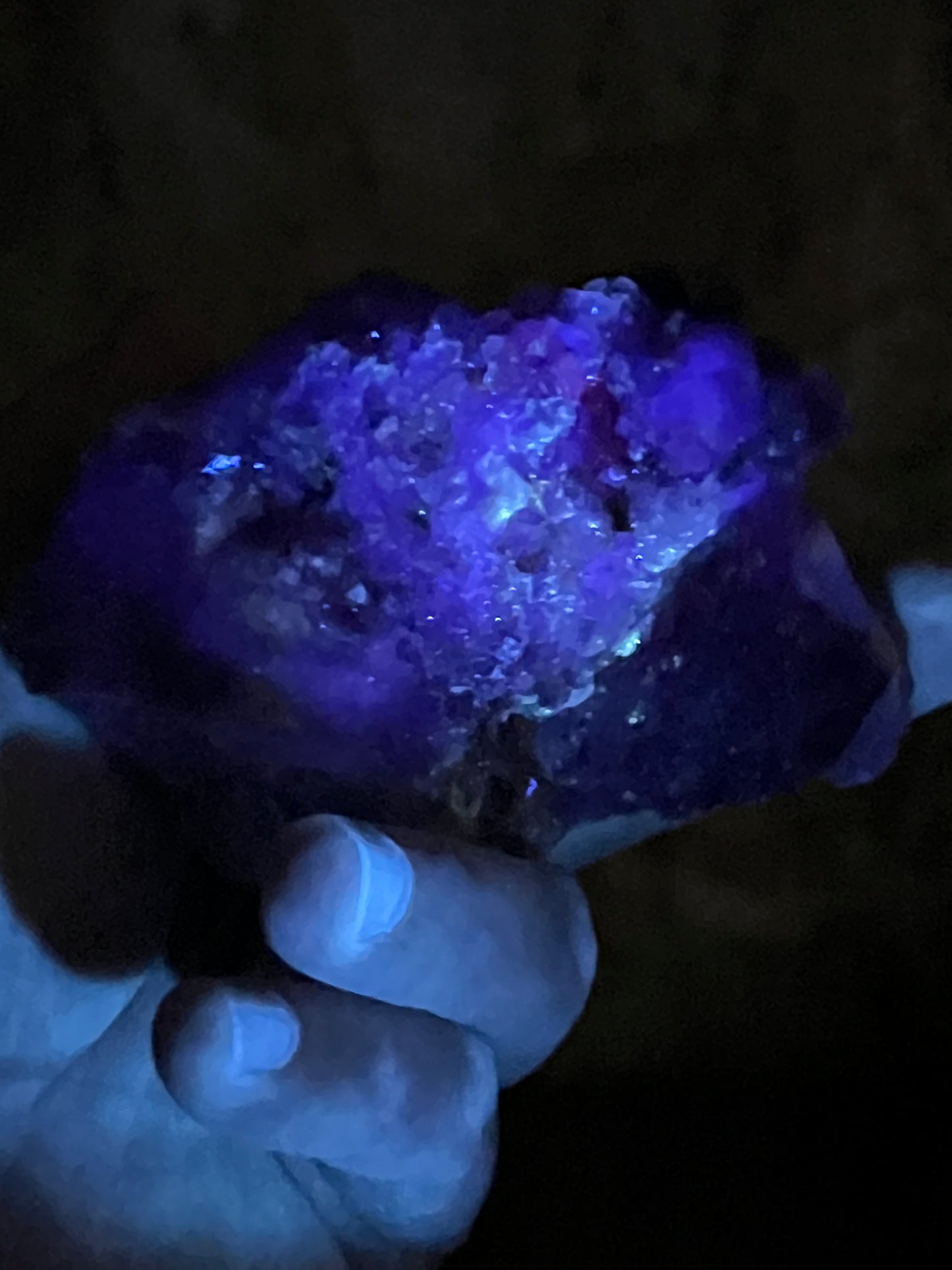 Purple over Yellow Fluorite