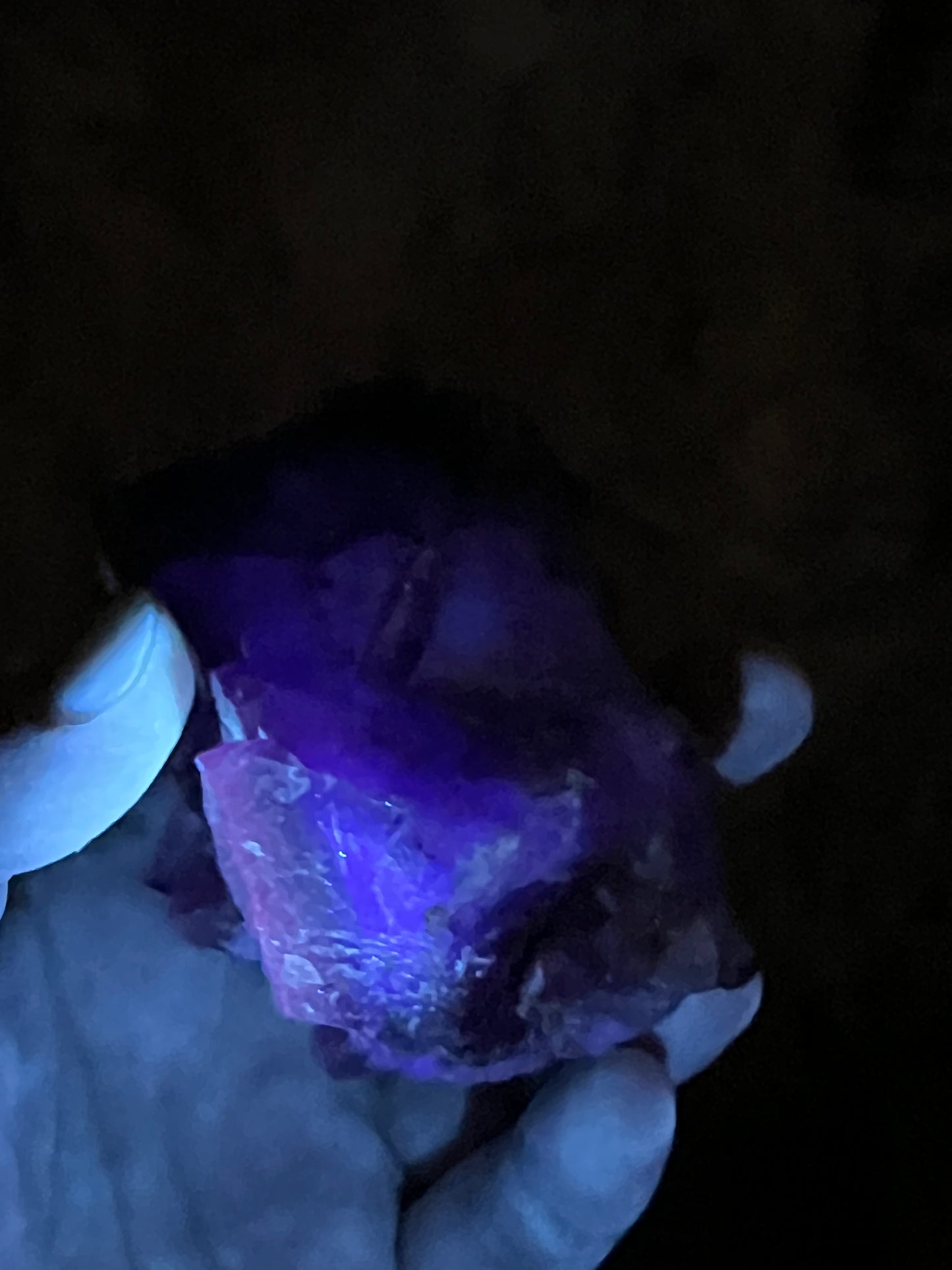 Purple over Yellow Fluorite