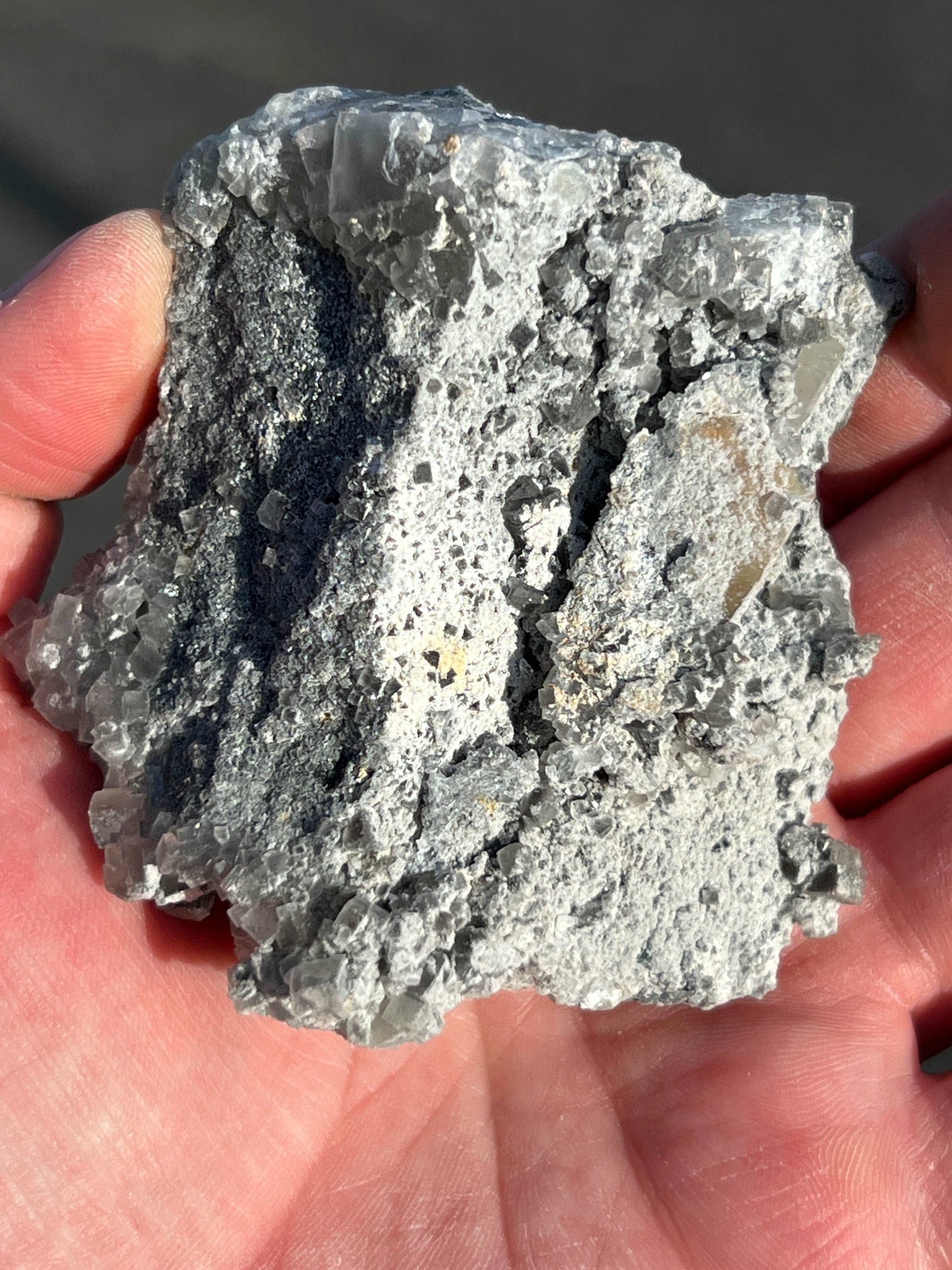 Clear "Smoky" Fluorite w/ Quartz