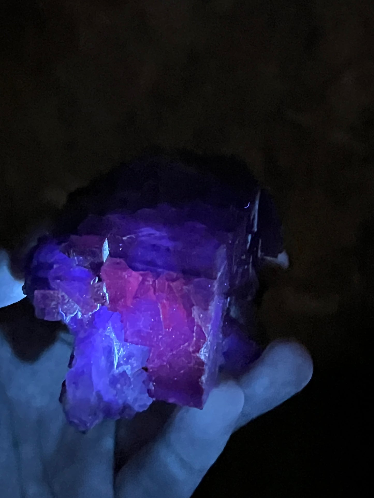 Purple over Yellow Fluorite