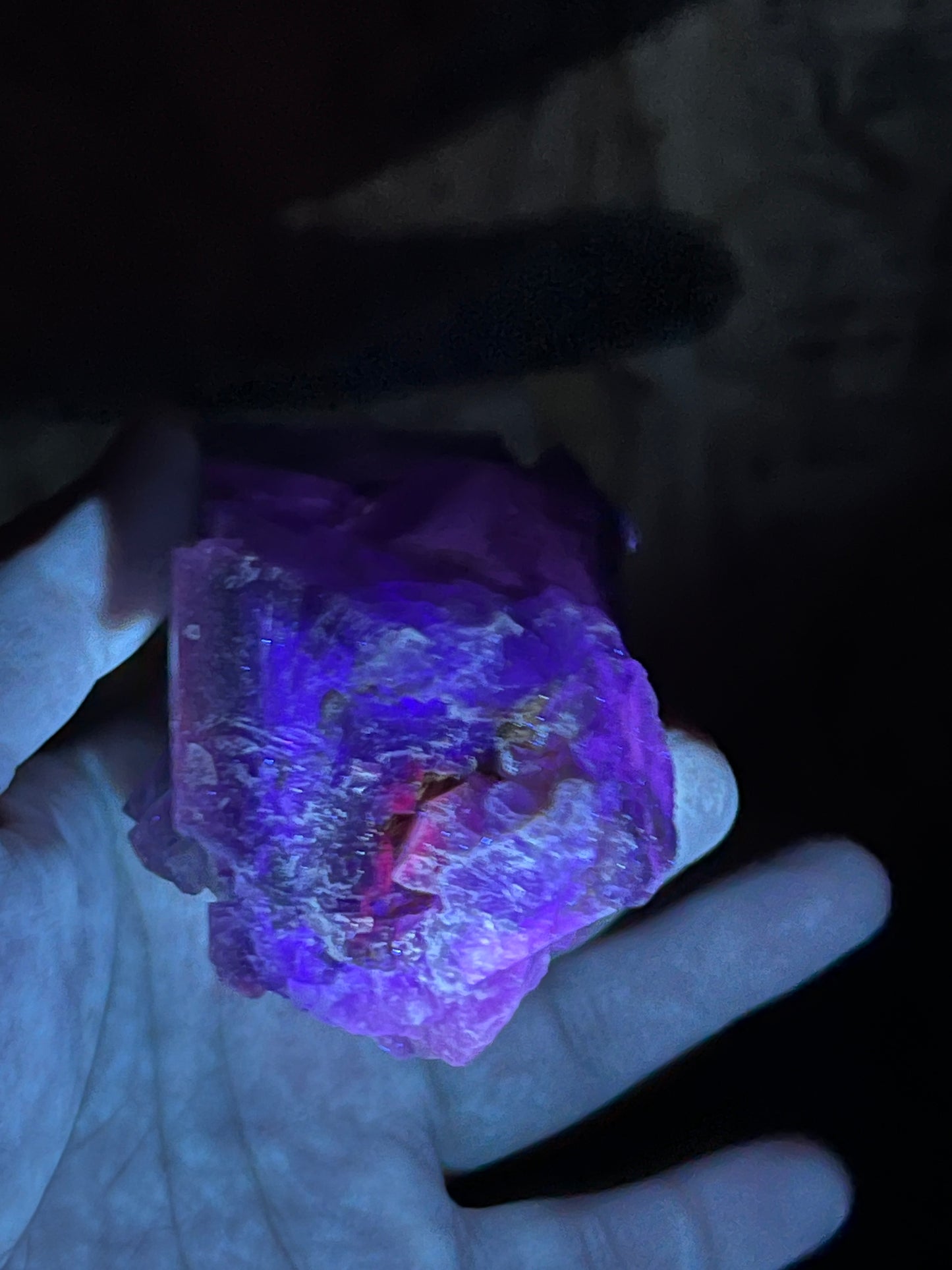 Purple over Yellow Fluorite