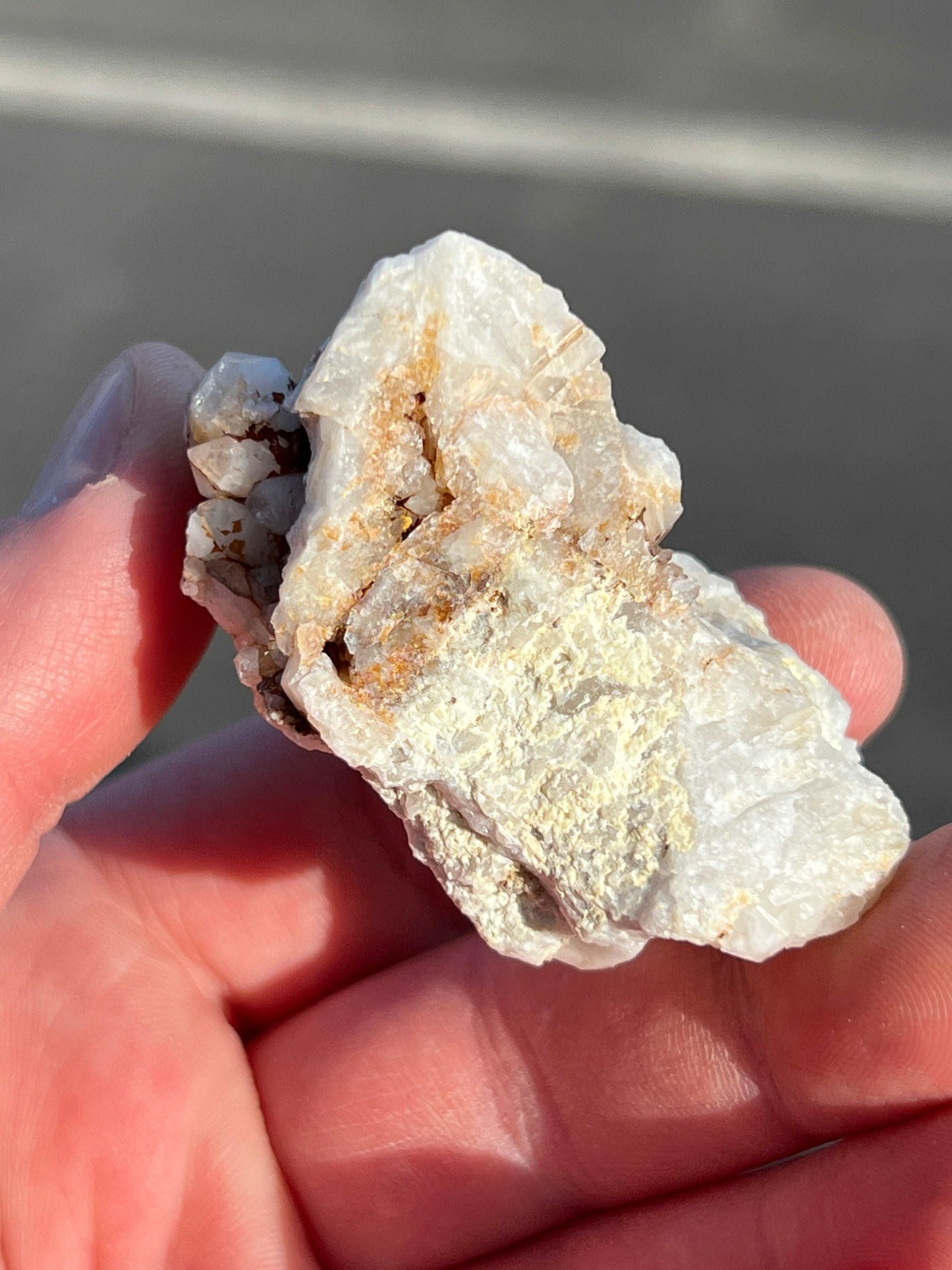 Quartz w/ Iron and Manganese